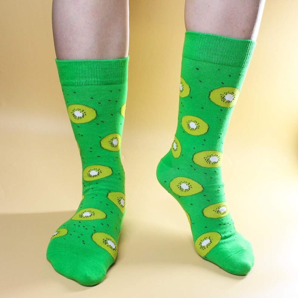 Women Fun Socks， Colorful Crazy Cool Funny Socks， Pattern Funky Novelty Socks Size 9-11