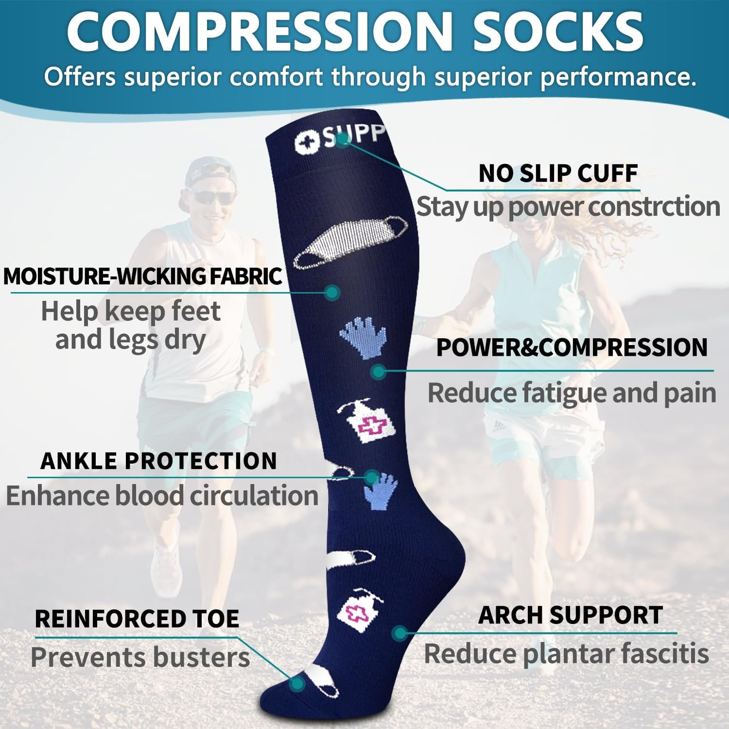 Bluemaple Compression Socks Review