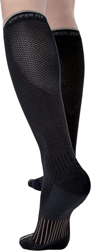 Copper Fit Energy Unisex Easy-On/Easy-Off Knee High Compression Socks