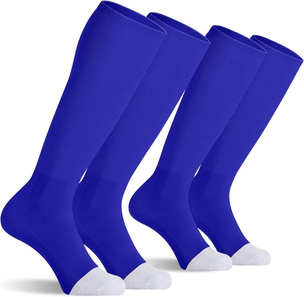 CS CELERSPORT 2/3 Pack Baseball Soccer Softball Socks for Youth  Adult Multi-sport Tube Socks