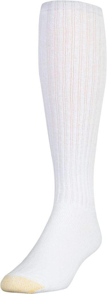 Gold Toe Mens Cotton Over-the-Calf Athletic Socks (3-Pack)